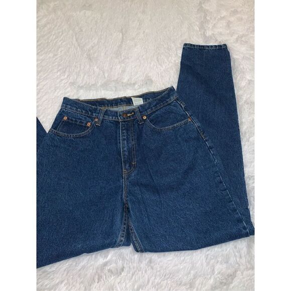 Vintage Jordache Dark Wash Tapered Jeans 13/14 - Picture 12 of 13